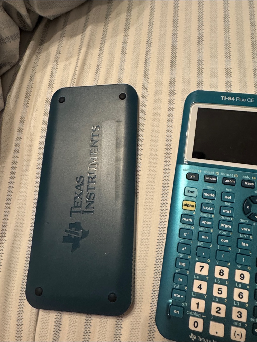 Texas Instruments TI-84 Plus CE Graphing Calculator Teal Blue - Picture 2 of 3